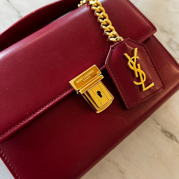 Beautiful deep red YSL bag - Picture 1 of 9